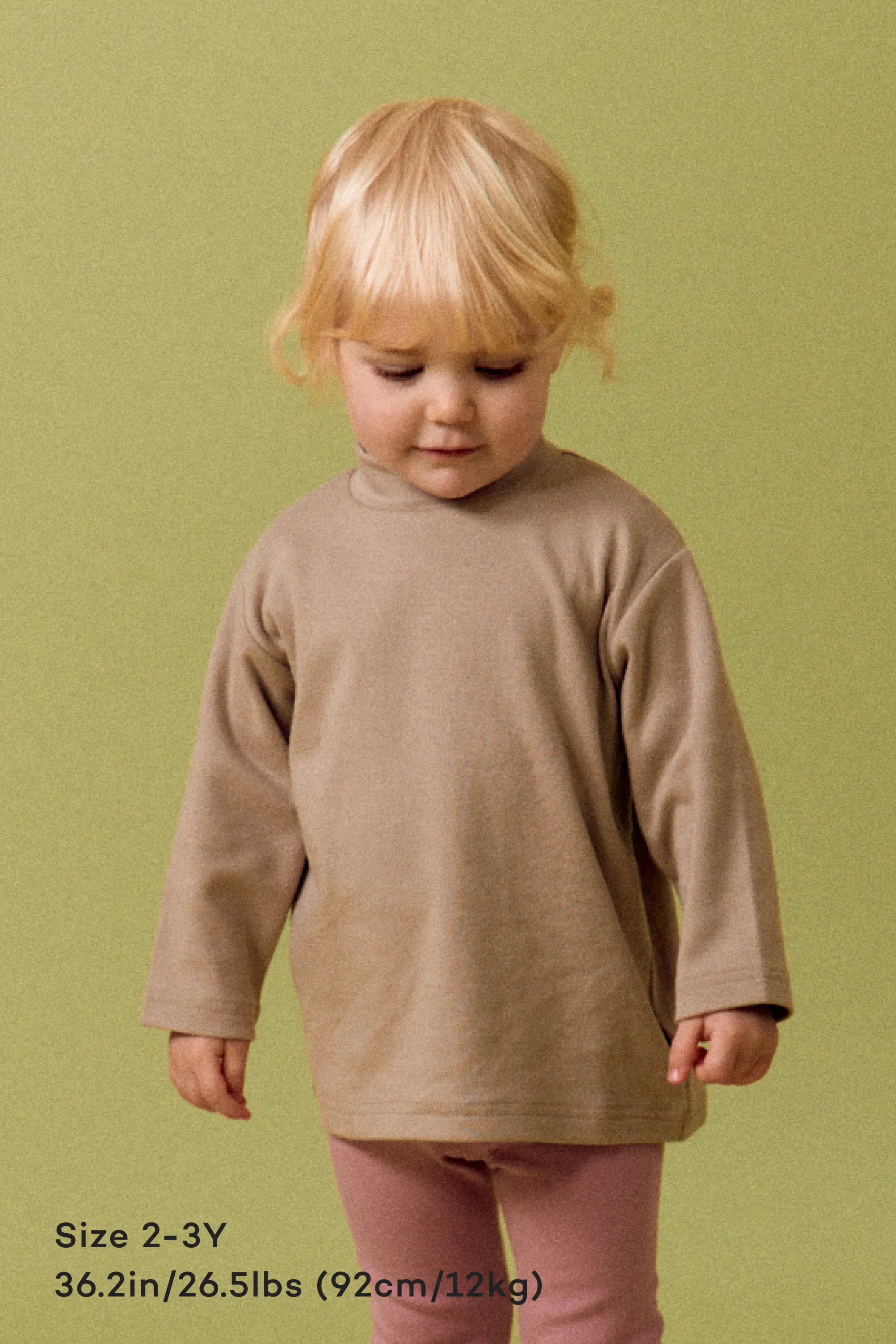 Modal Mock Neck T-shirt (1-6Y)