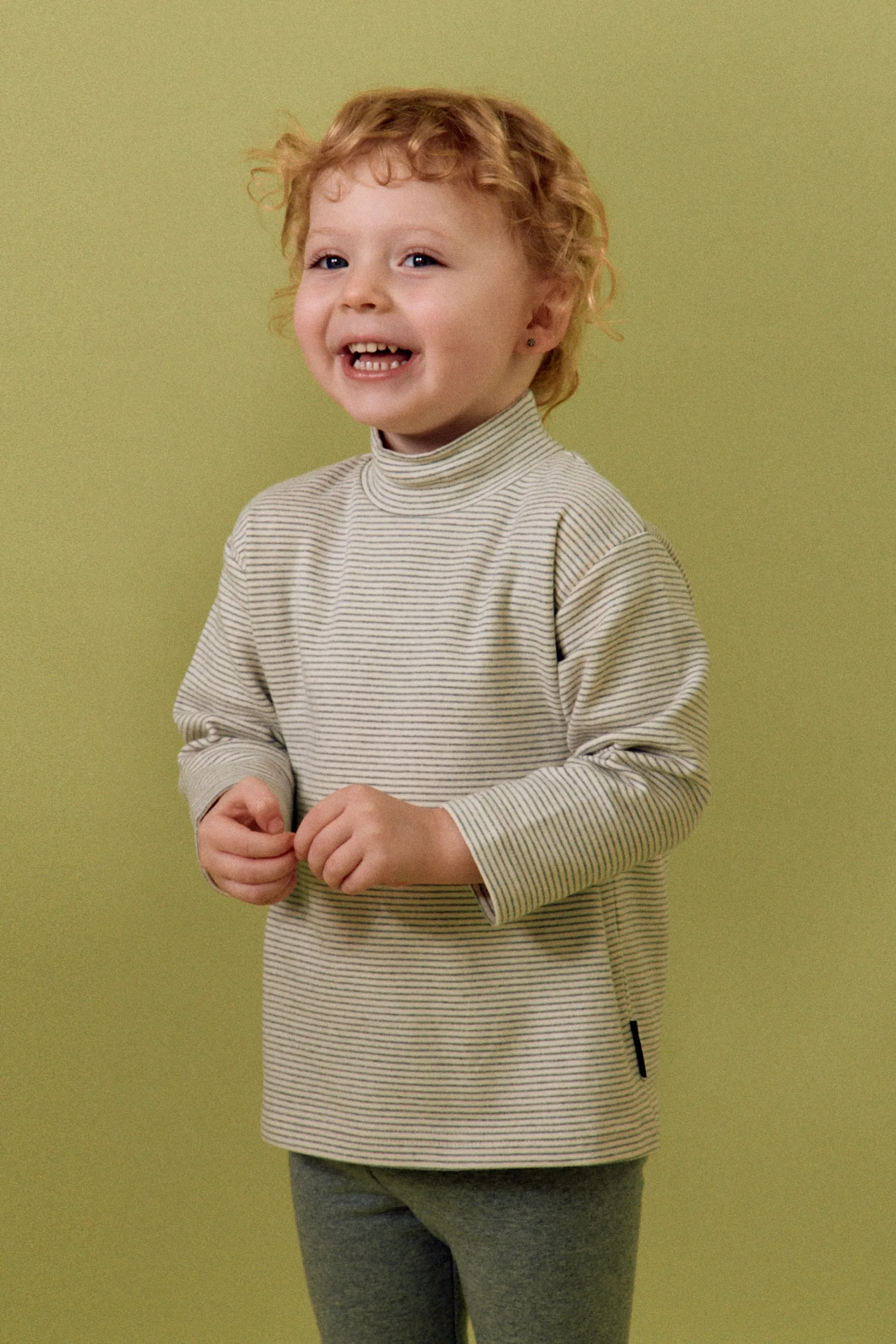 Modal Mock Neck T-shirt (1-6Y)