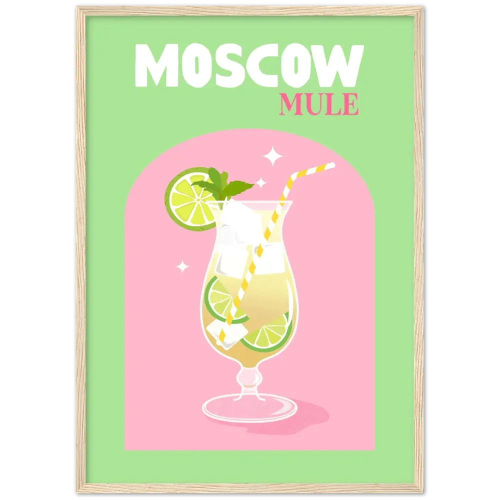 Moscow Mule Retro Wall Art