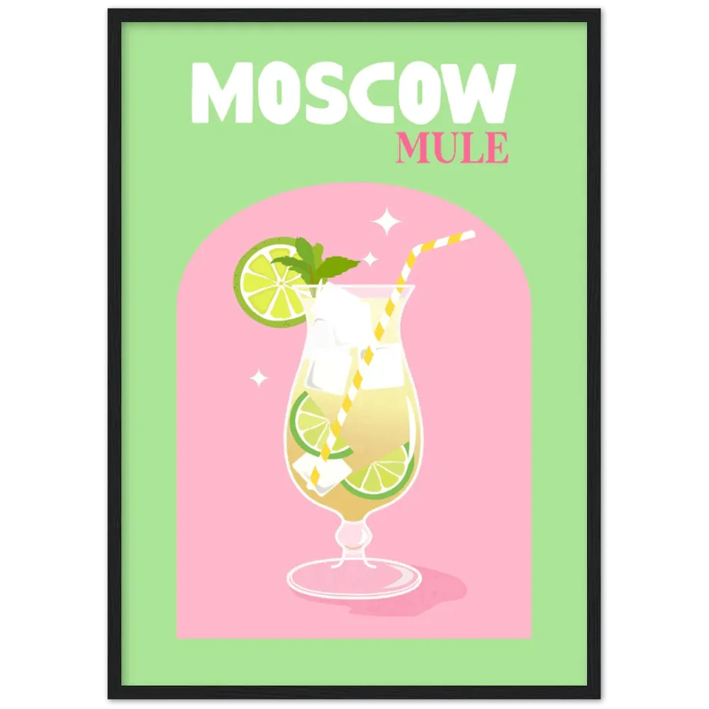 Moscow Mule Retro Wall Art