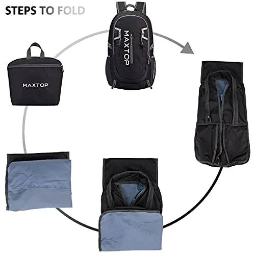 MXTPRO™ Packable Lightweight 40L Outdoor Hiking Backpack | Water Resistant Foldable