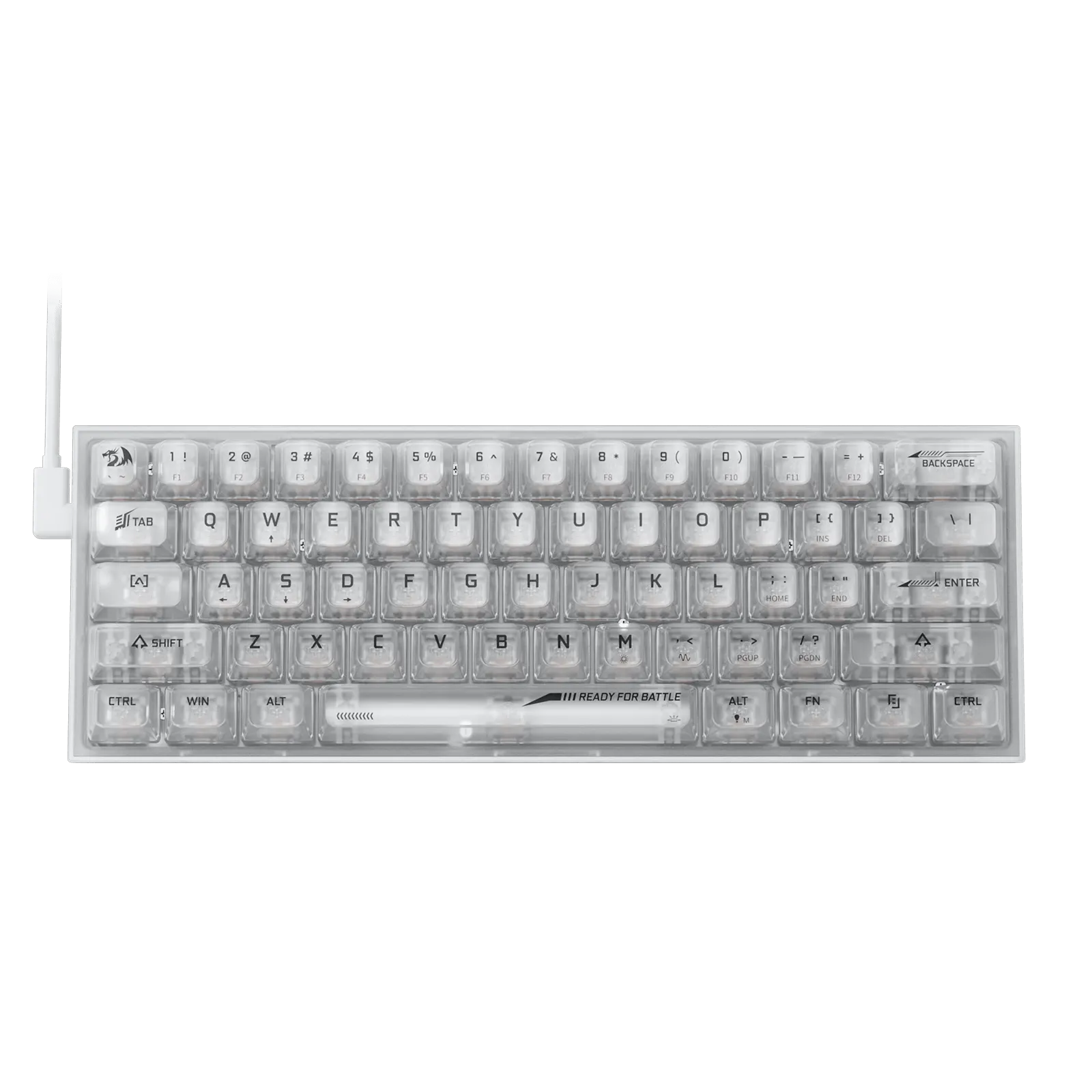 (Open Box) FIZZ K617 SE Full-Transparent Mechanical Keyboard