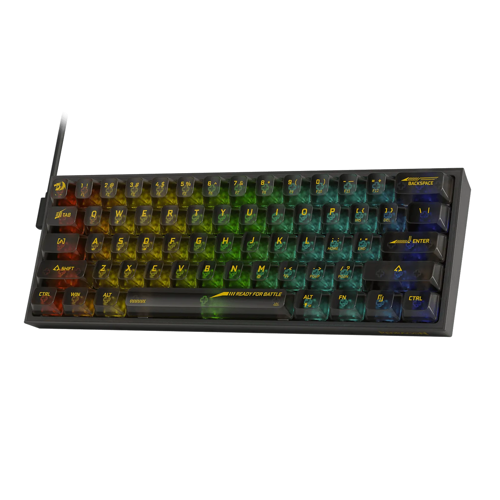 (Open Box) FIZZ K617 SE Full-Transparent Mechanical Keyboard