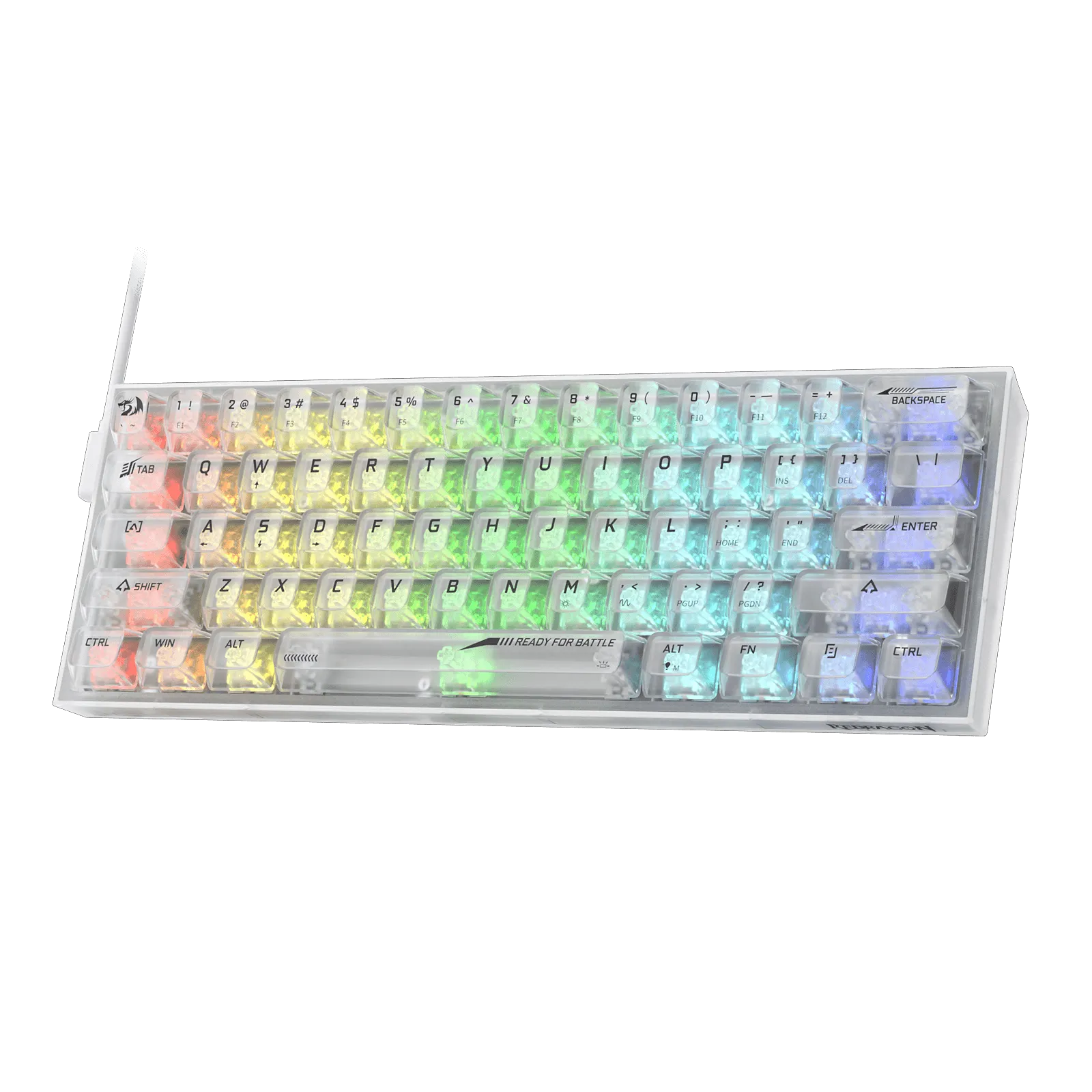 (Open Box) FIZZ K617 SE Full-Transparent Mechanical Keyboard