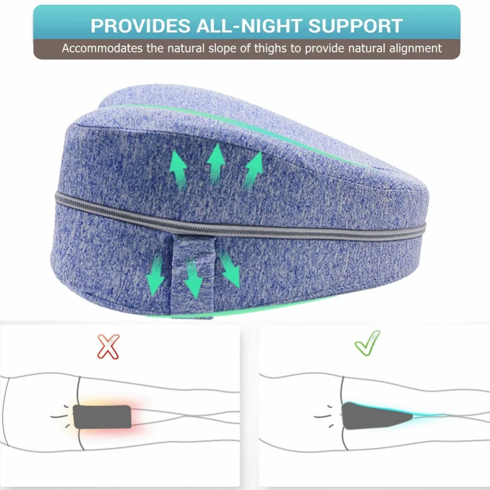 Orthopedic Heart-Shaped Leg Knee Support Sleeping Pillow