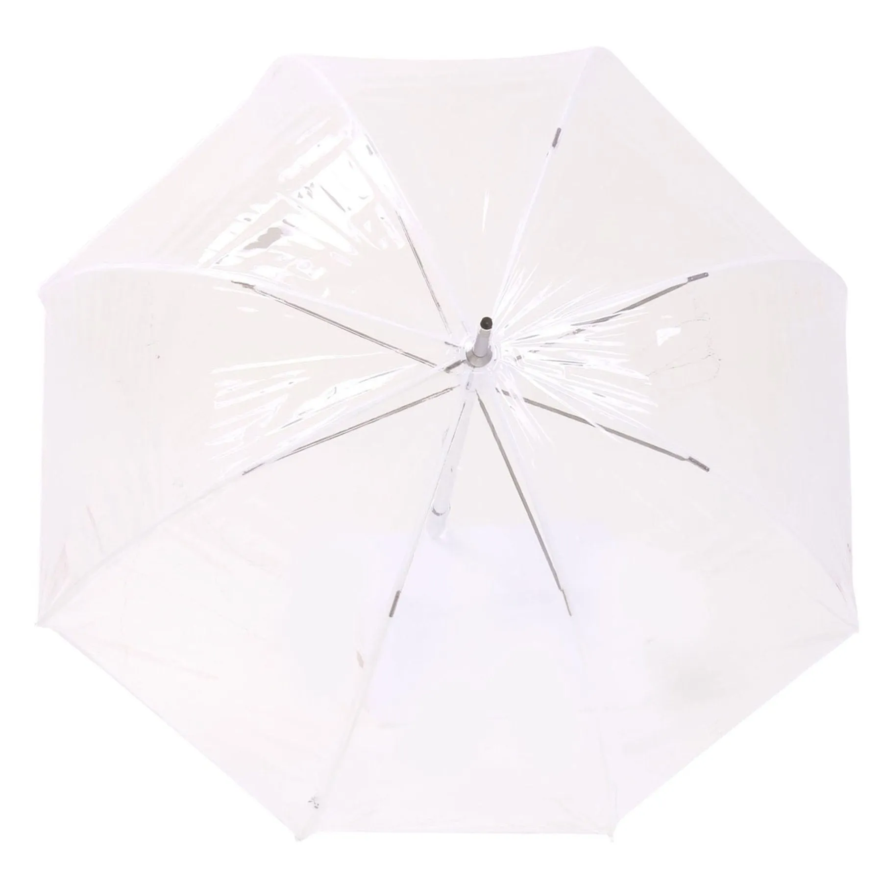 Parapluie Cloche Transparent Isotoner 09357 Blanc