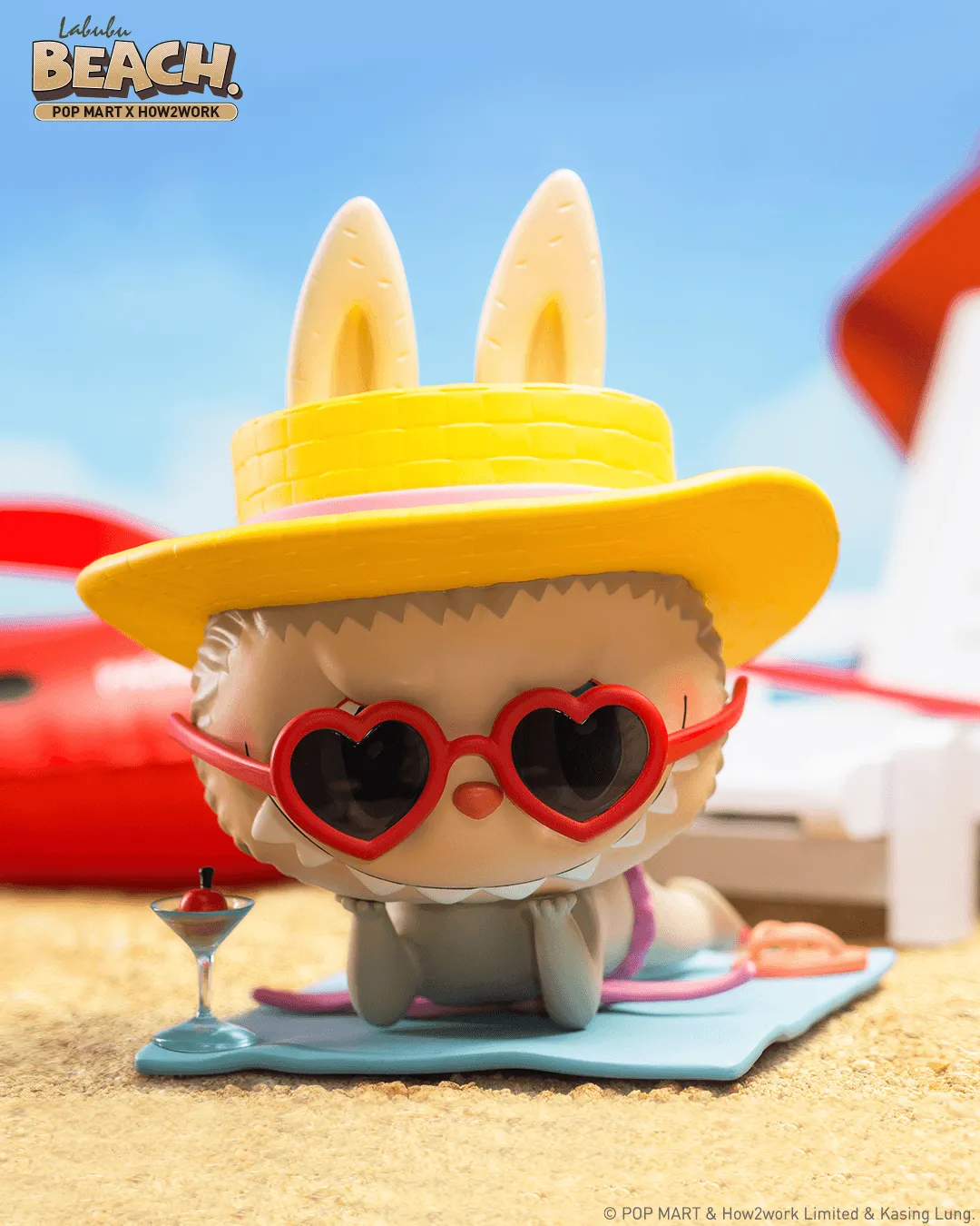 POP MART Labubu Beach Figurine