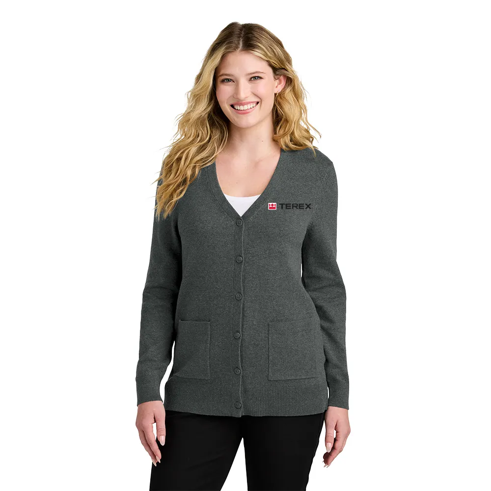 Port Authority® Women’s Easy Care Button-Up Cardigan Sweater