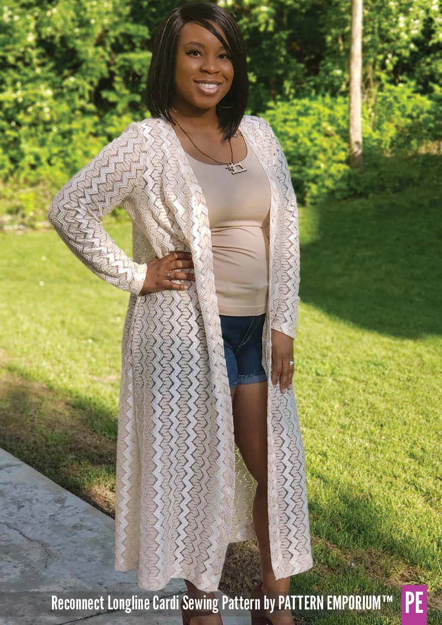 Reconnect | Longline Cardi Sewing Pattern