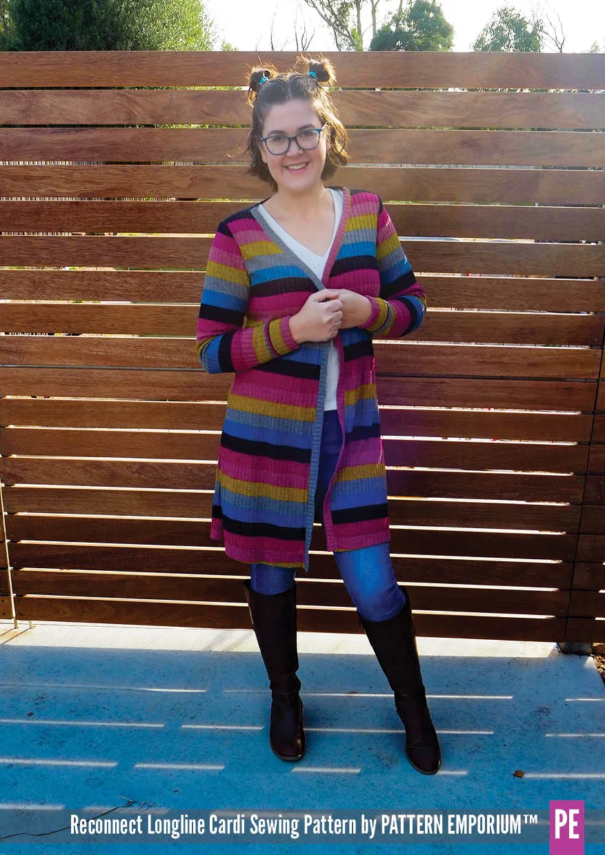 Reconnect | Longline Cardi Sewing Pattern