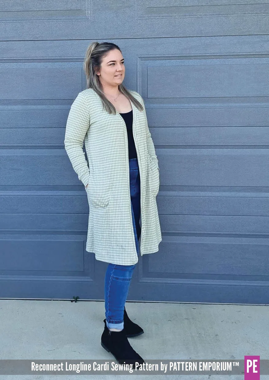 Reconnect | Longline Cardi Sewing Pattern