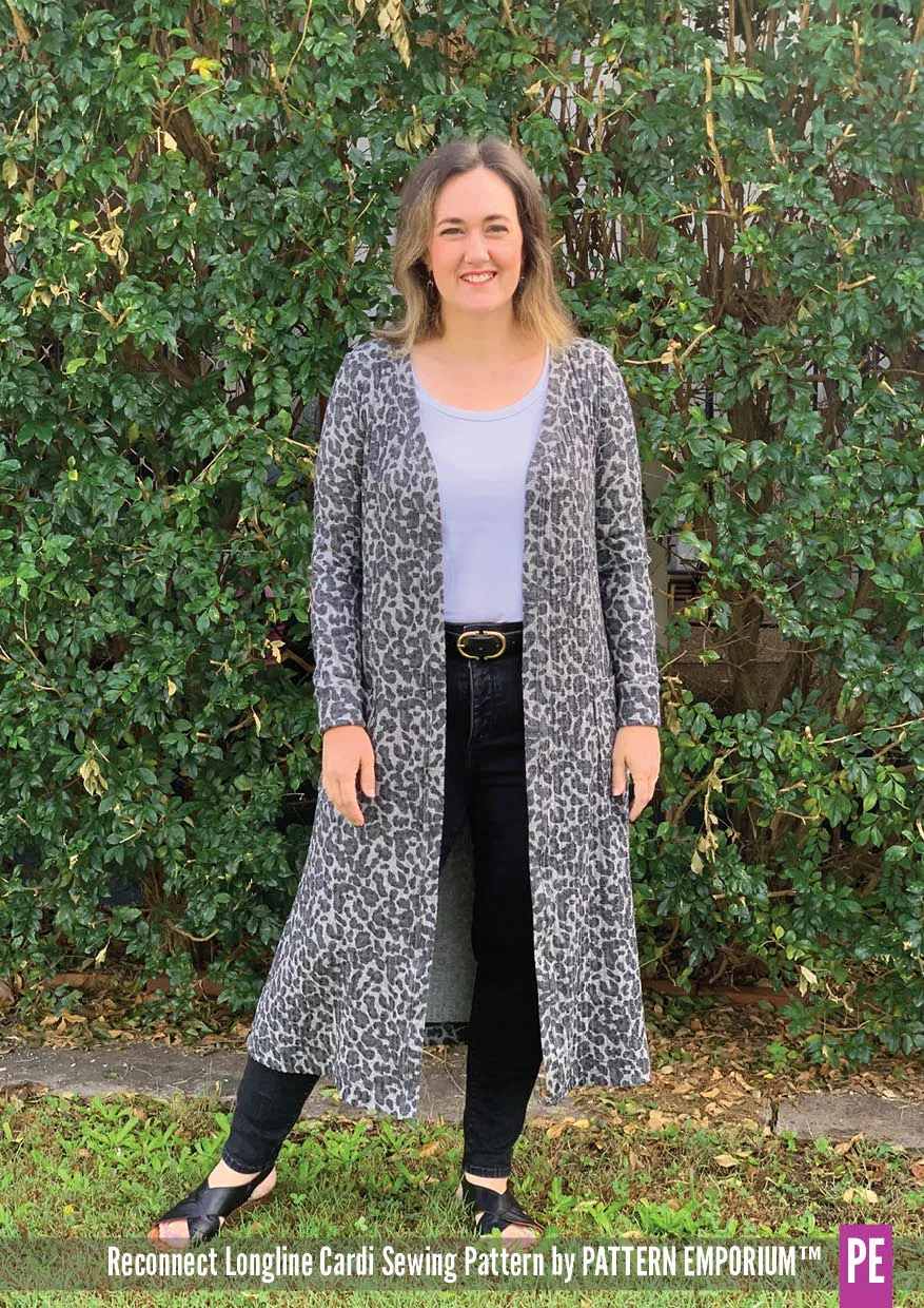 Reconnect | Longline Cardi Sewing Pattern