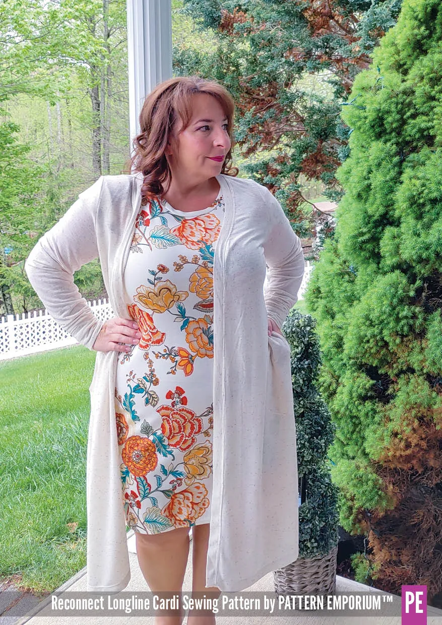 Reconnect | Longline Cardi Sewing Pattern