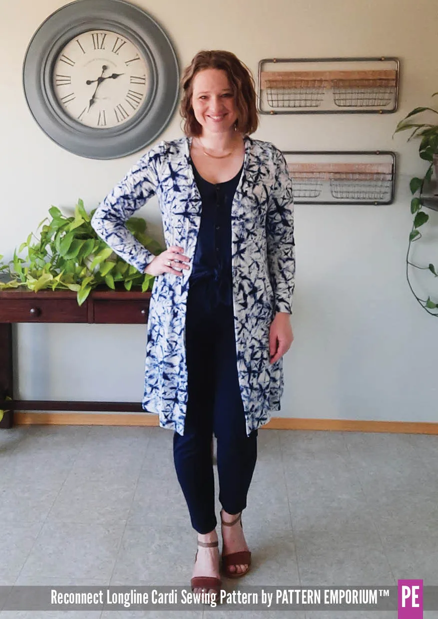 Reconnect | Longline Cardi Sewing Pattern