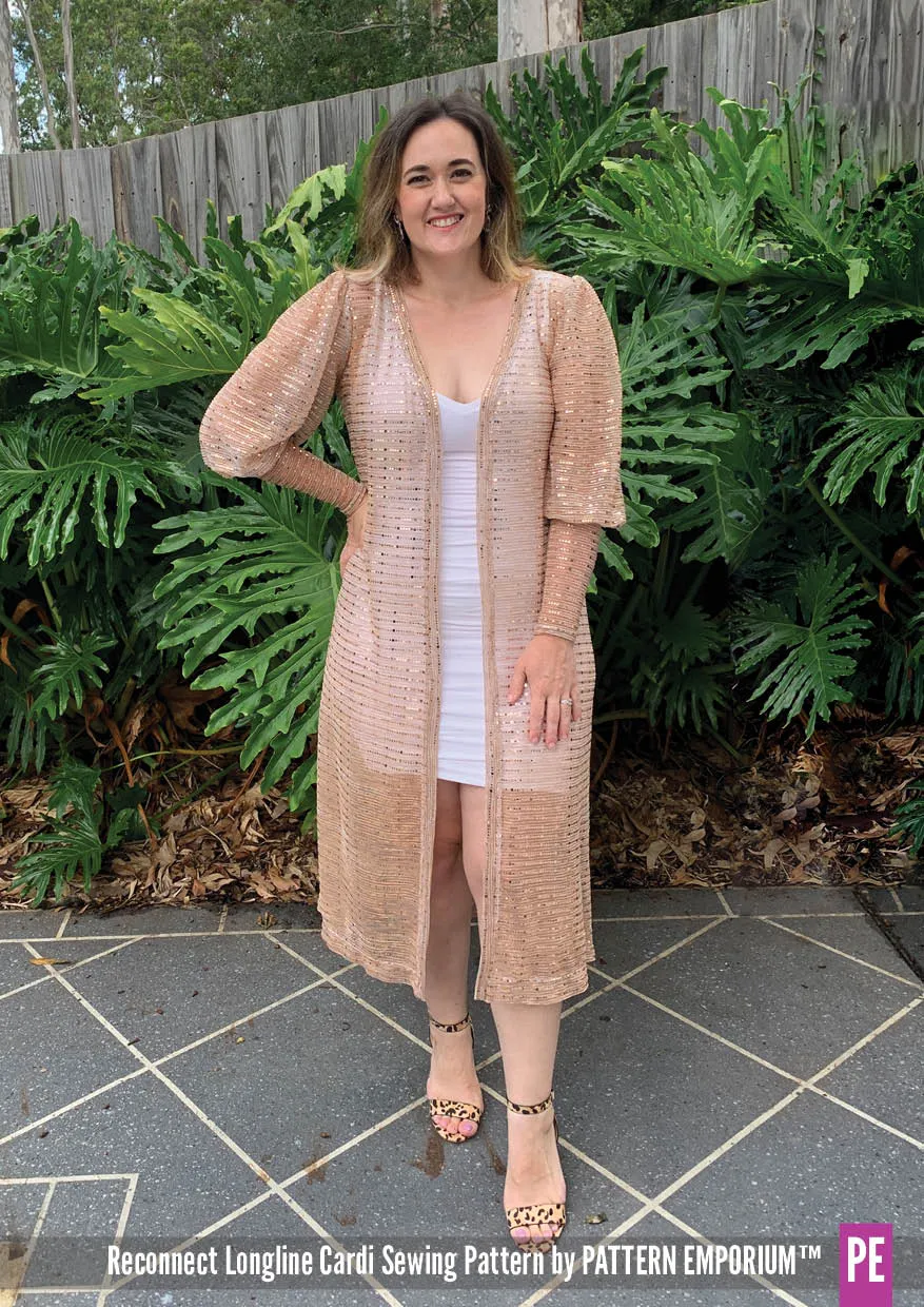 Reconnect | Longline Cardi Sewing Pattern