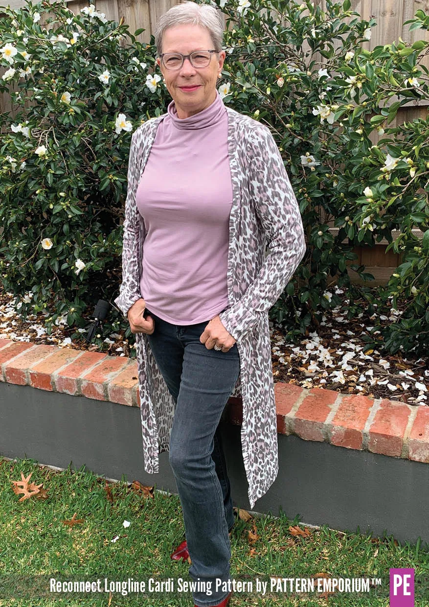 Reconnect | Longline Cardi Sewing Pattern