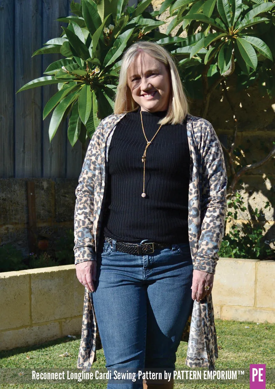 Reconnect | Longline Cardi Sewing Pattern