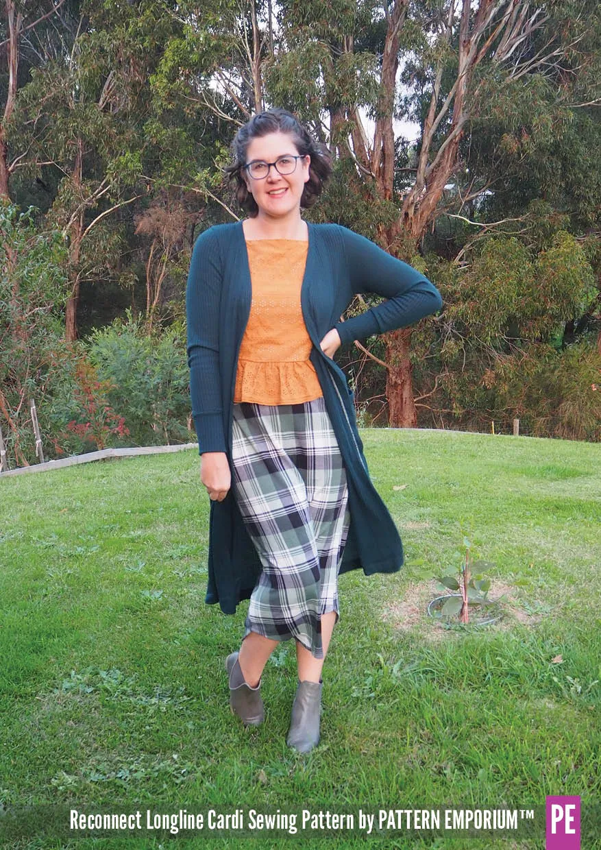 Reconnect | Longline Cardi Sewing Pattern