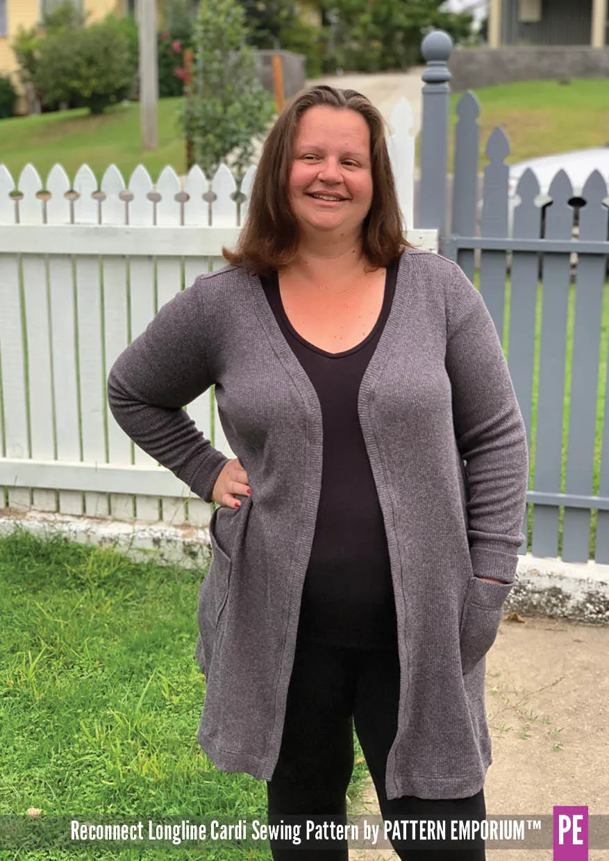 Reconnect | Longline Cardi Sewing Pattern