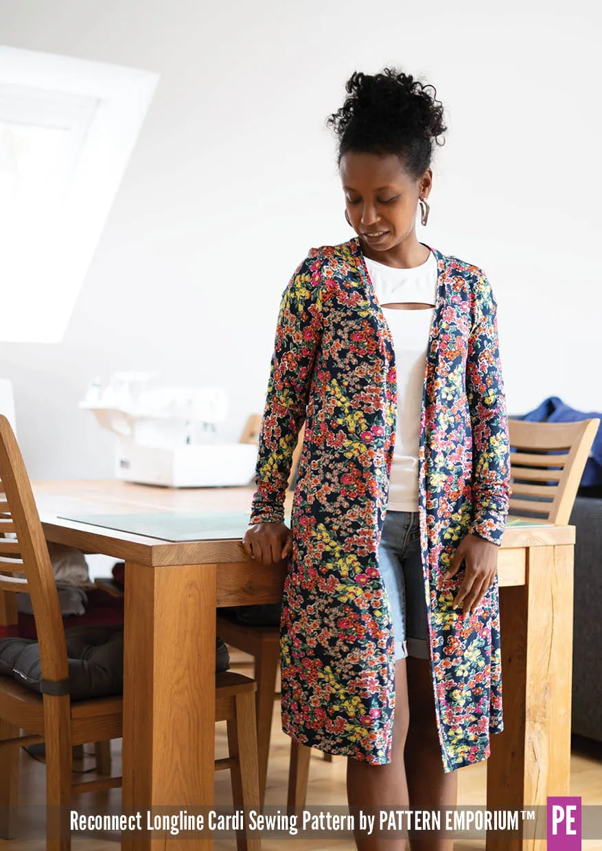 Reconnect | Longline Cardi Sewing Pattern