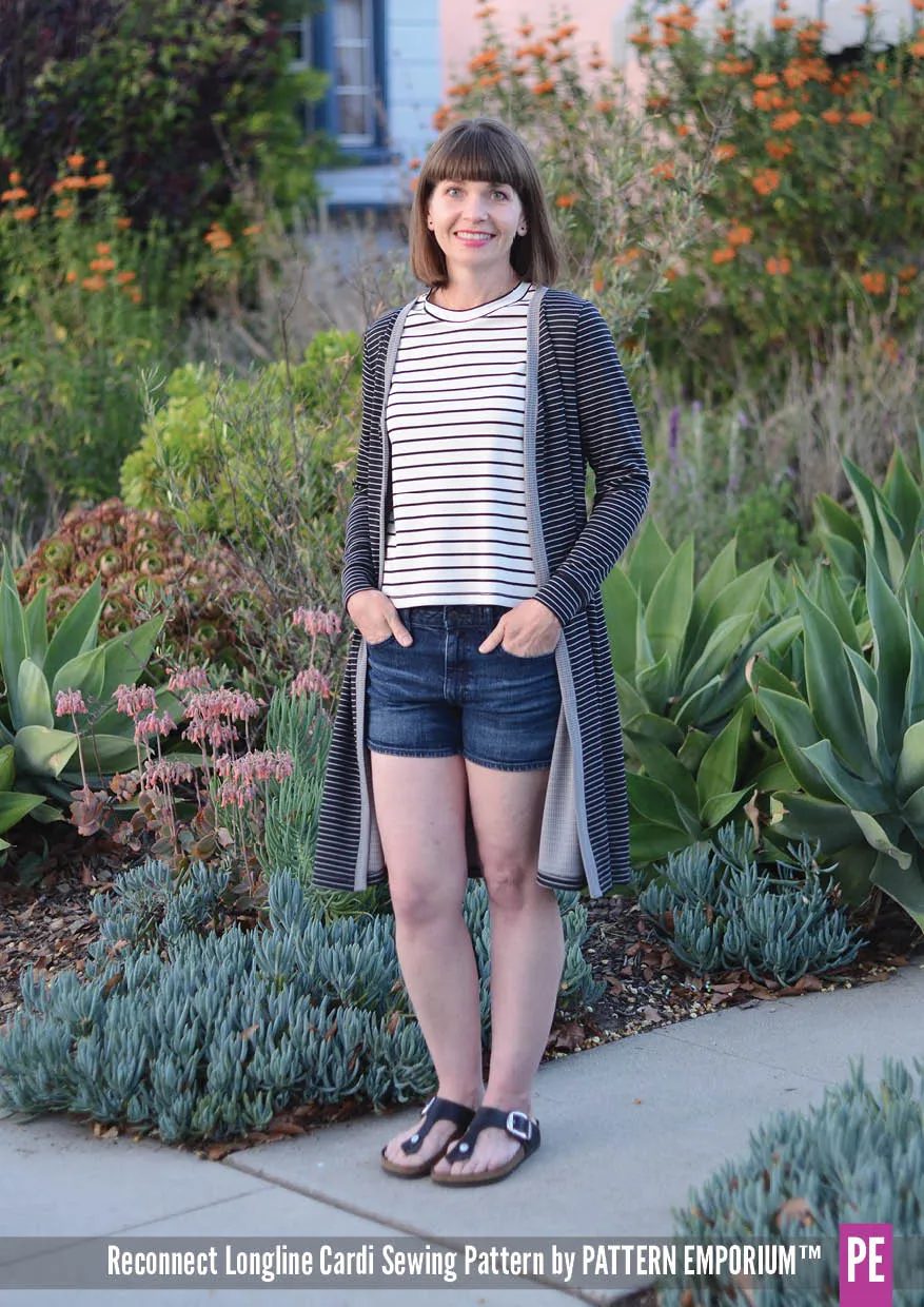 Reconnect | Longline Cardi Sewing Pattern