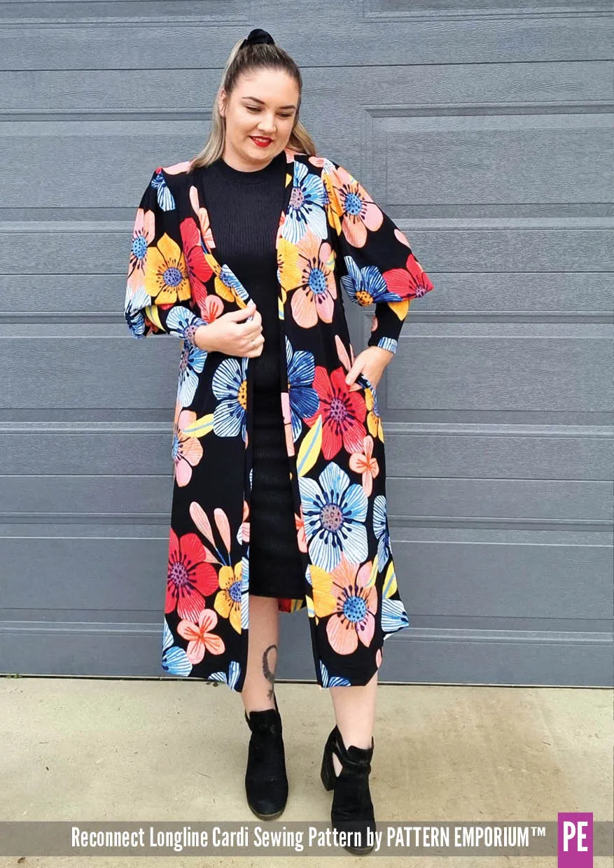 Reconnect | Longline Cardi Sewing Pattern