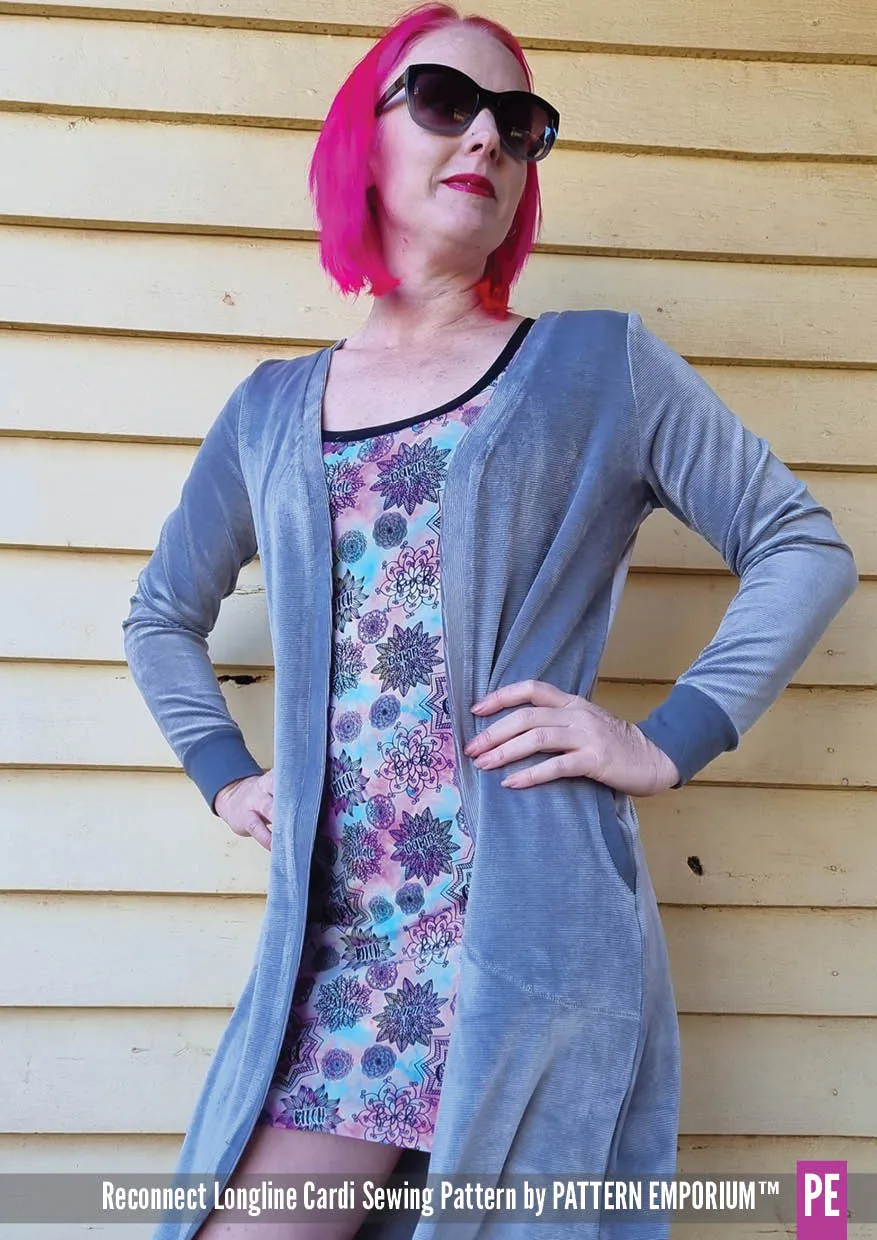 Reconnect | Longline Cardi Sewing Pattern