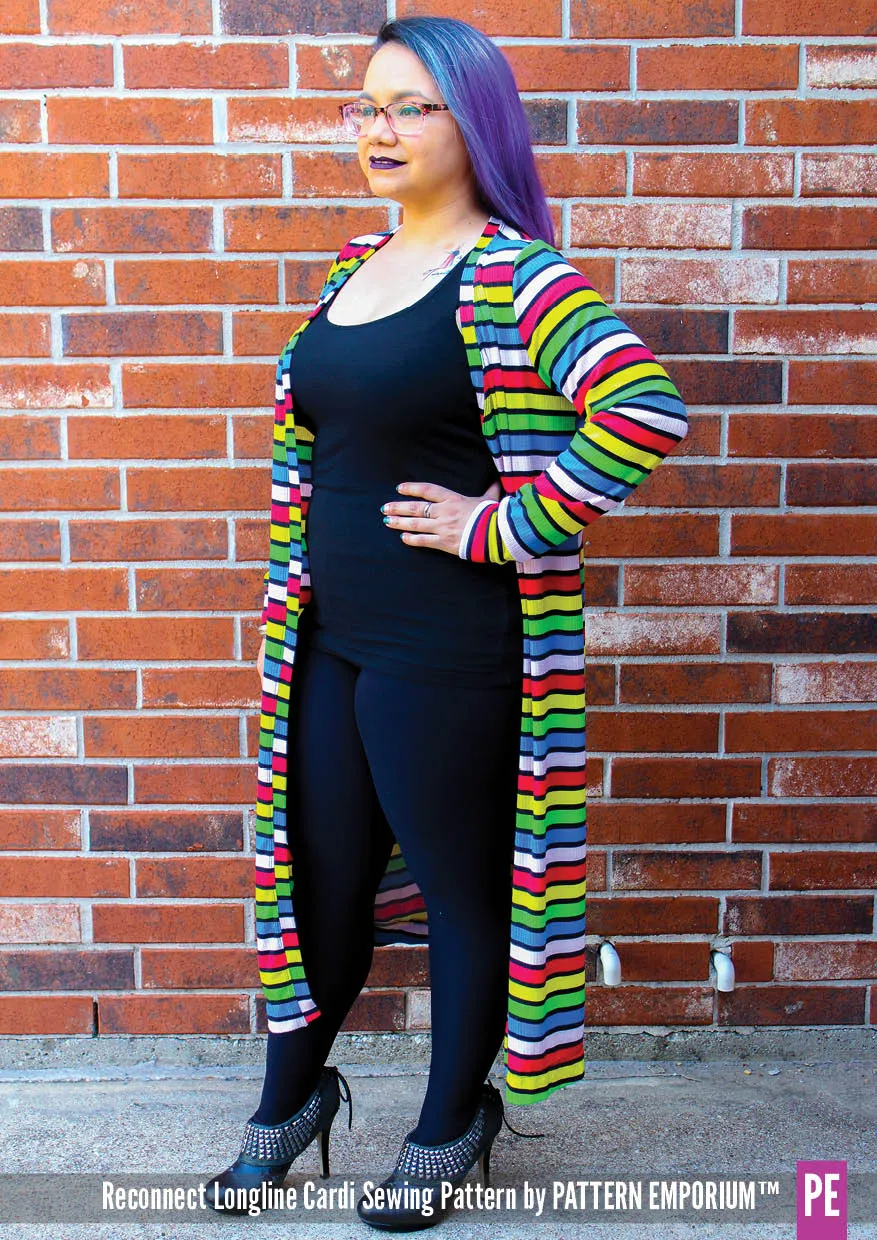 Reconnect | Longline Cardi Sewing Pattern