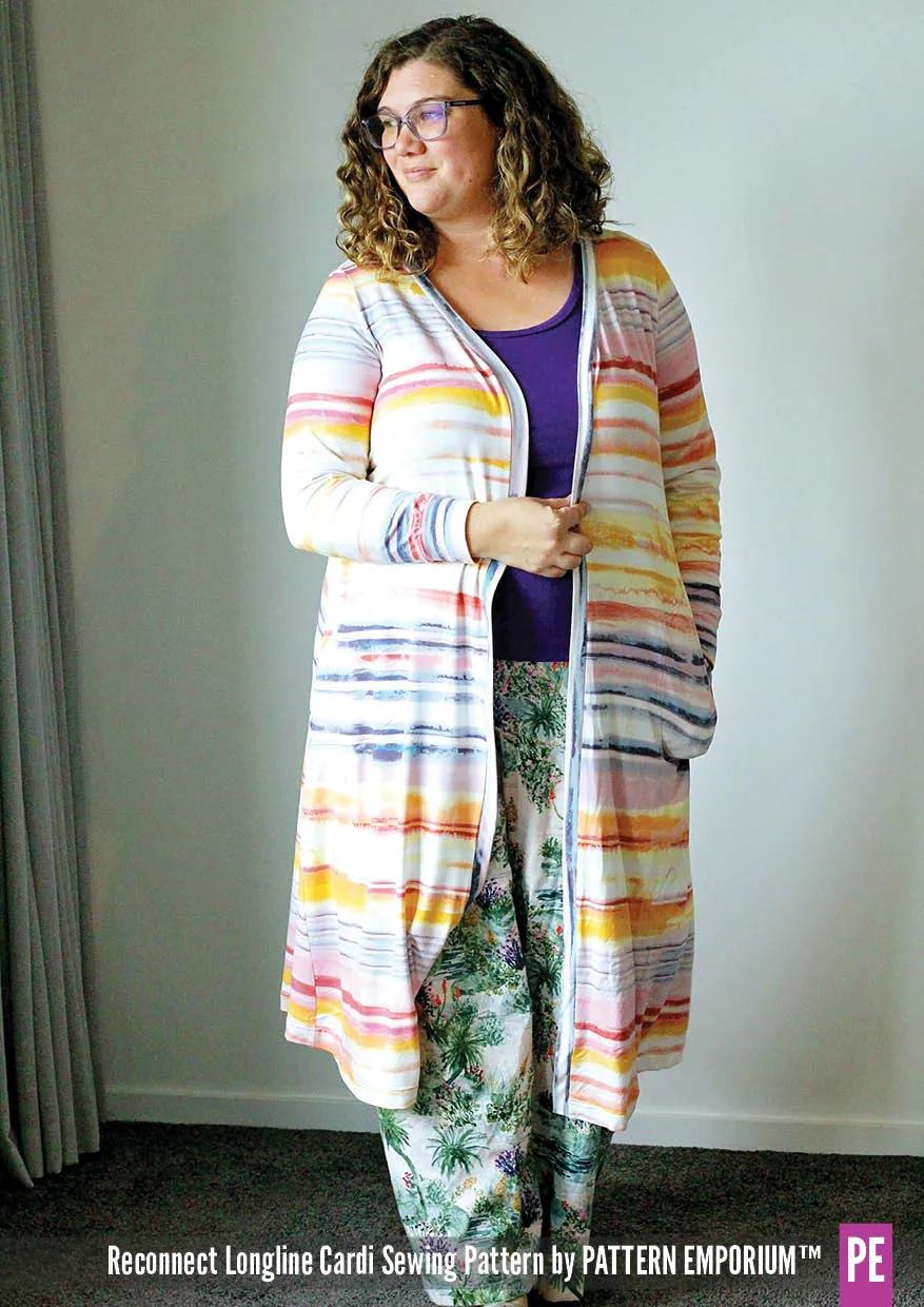 Reconnect | Longline Cardi Sewing Pattern