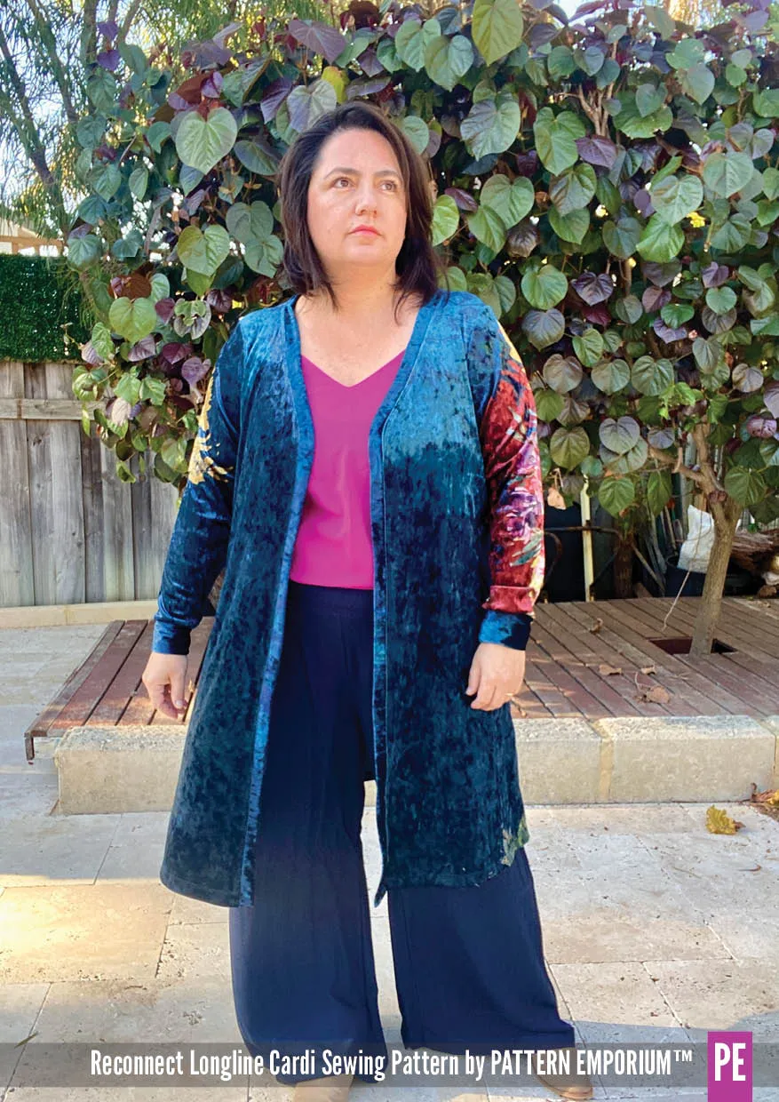 Reconnect | Longline Cardi Sewing Pattern