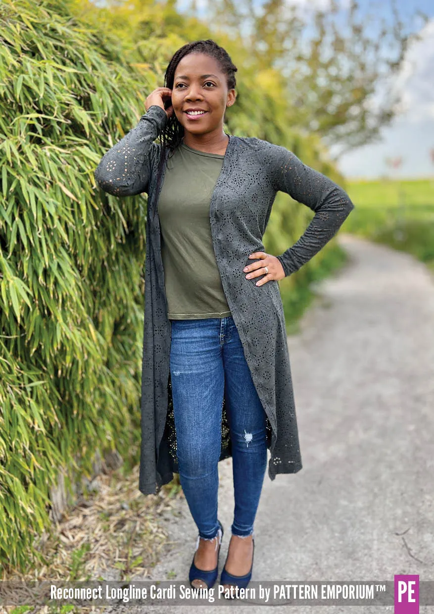 Reconnect | Longline Cardi Sewing Pattern