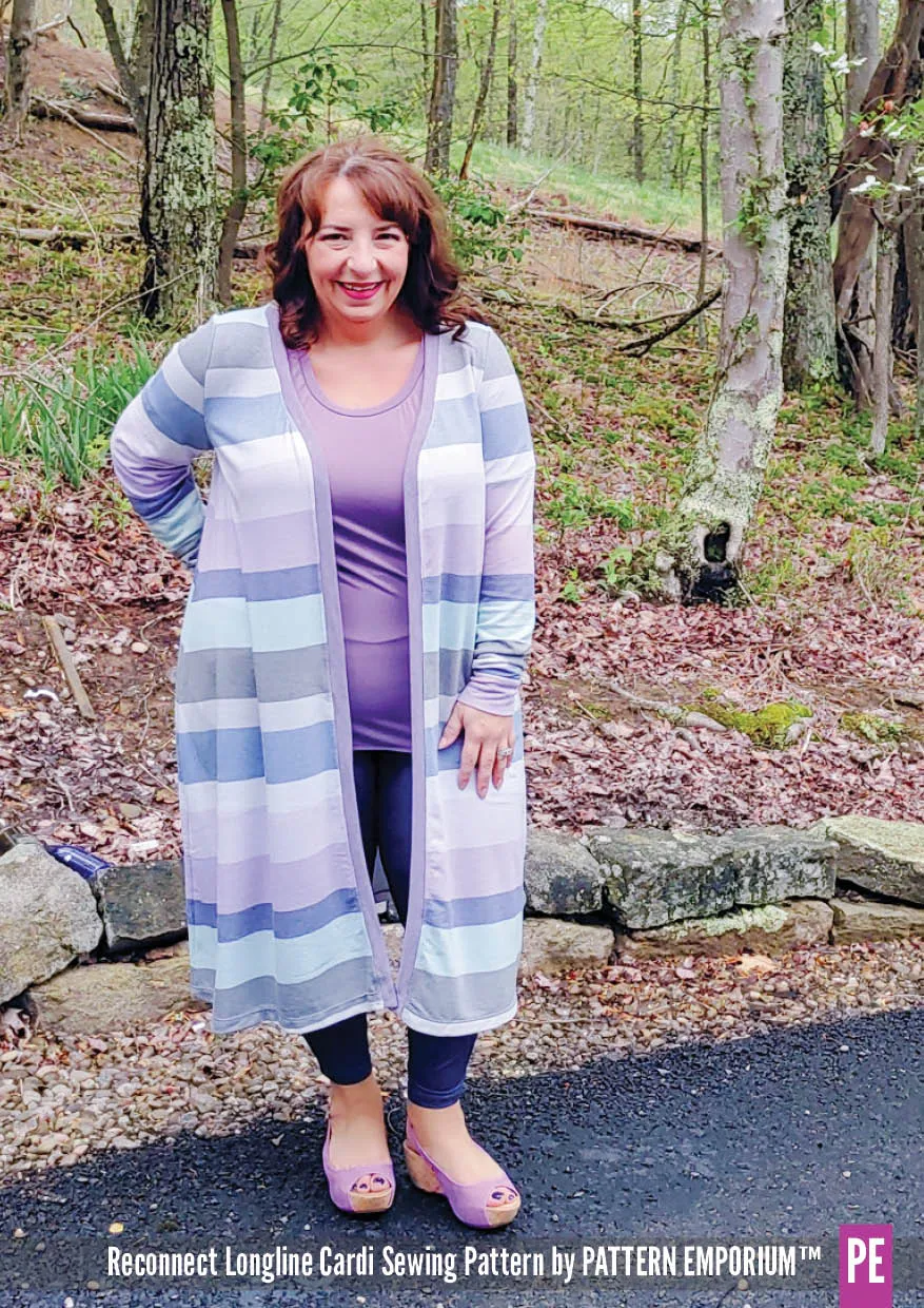 Reconnect | Longline Cardi Sewing Pattern