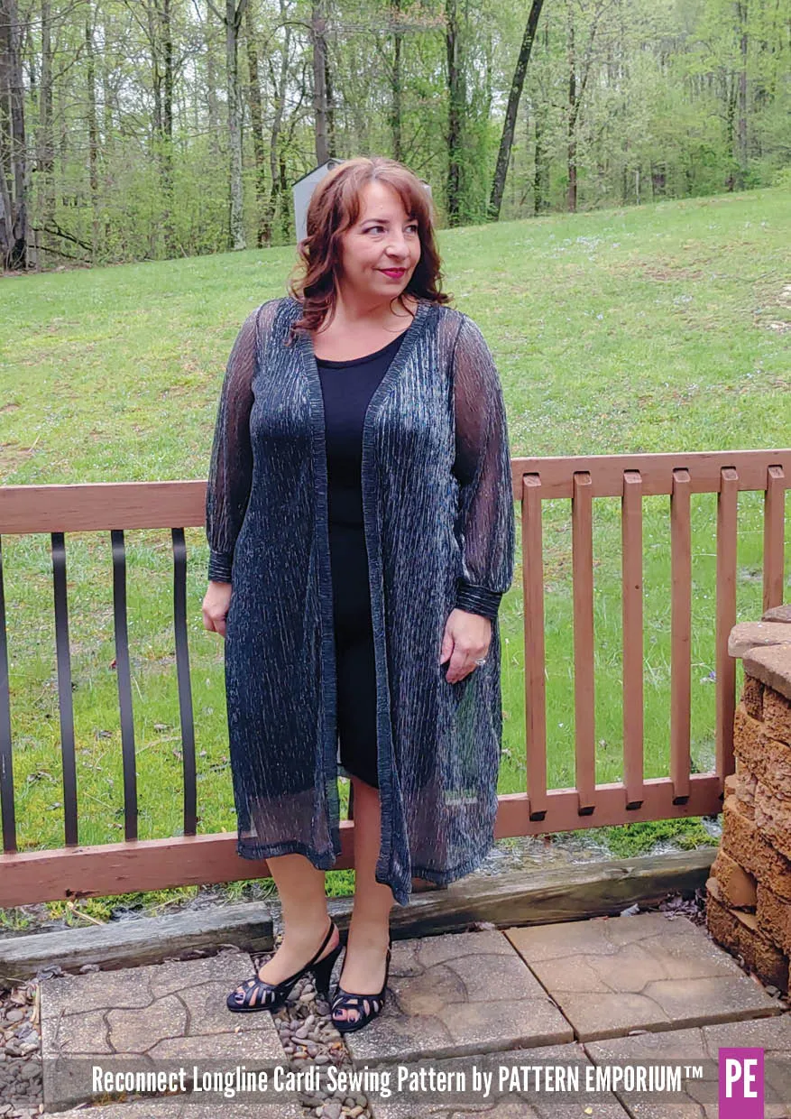 Reconnect | Longline Cardi Sewing Pattern