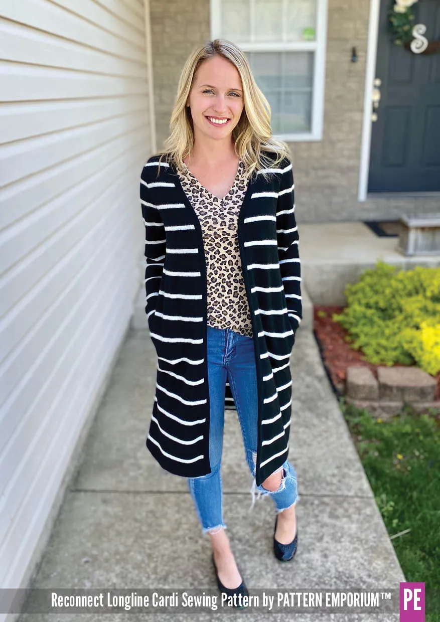 Reconnect | Longline Cardi Sewing Pattern