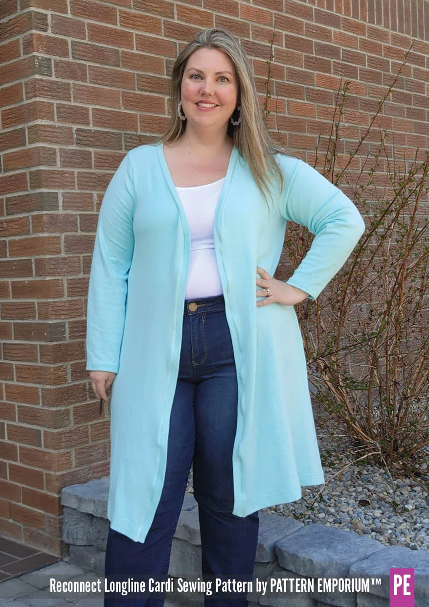 Reconnect | Longline Cardi Sewing Pattern