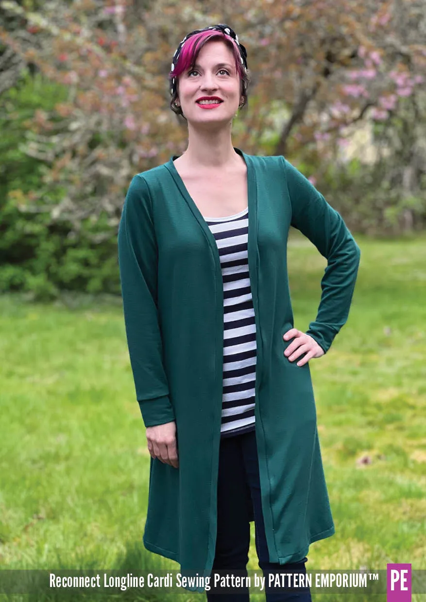 Reconnect | Longline Cardi Sewing Pattern