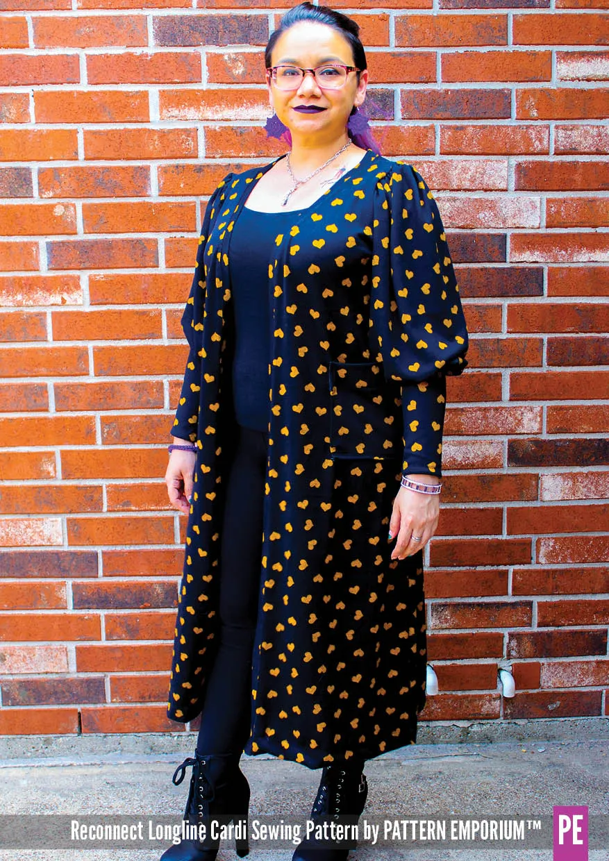 Reconnect | Longline Cardi Sewing Pattern