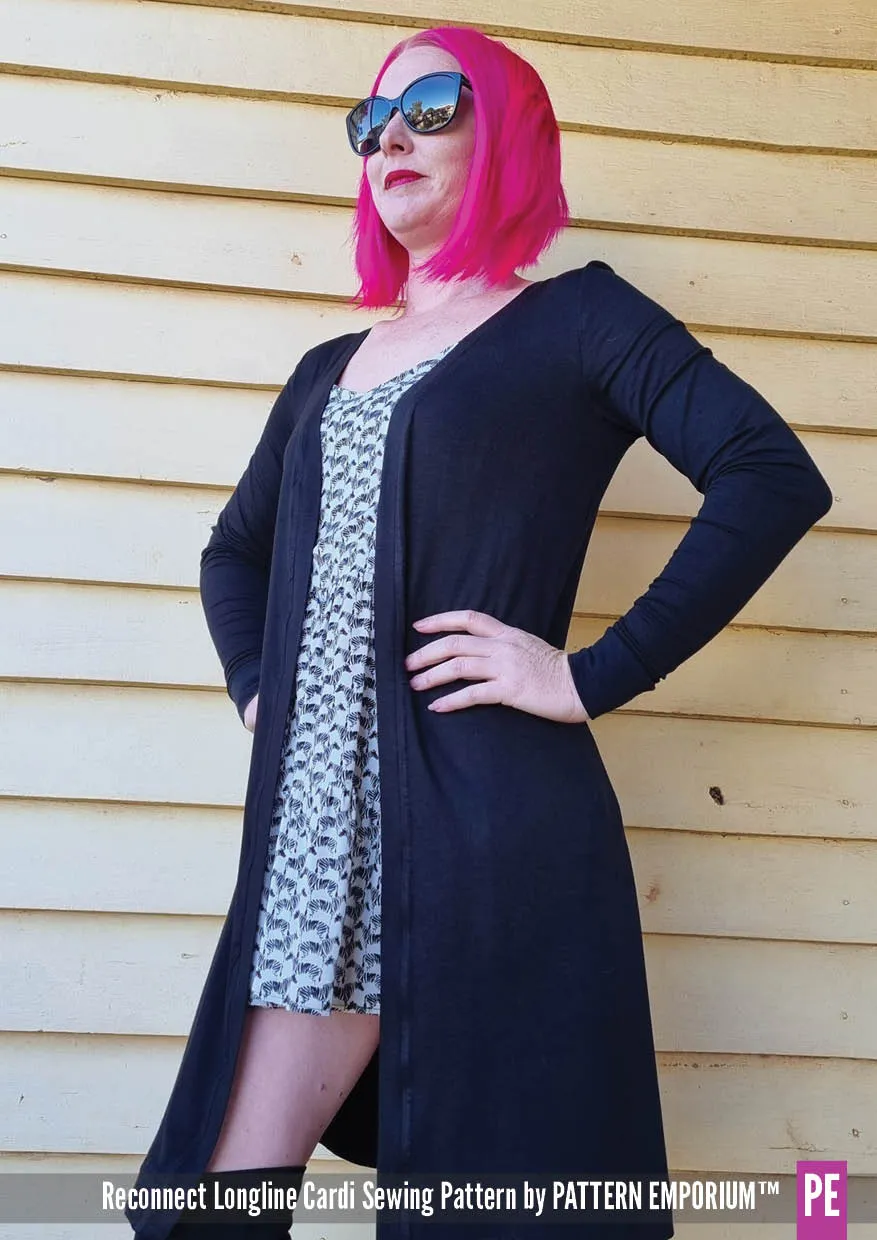 Reconnect | Longline Cardi Sewing Pattern