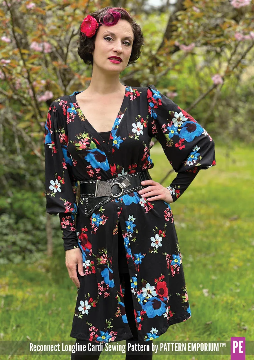 Reconnect | Longline Cardi Sewing Pattern