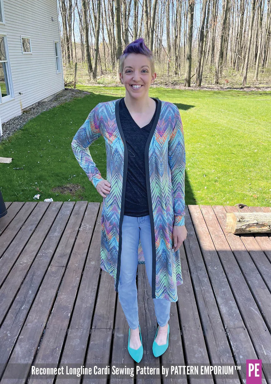 Reconnect | Longline Cardi Sewing Pattern