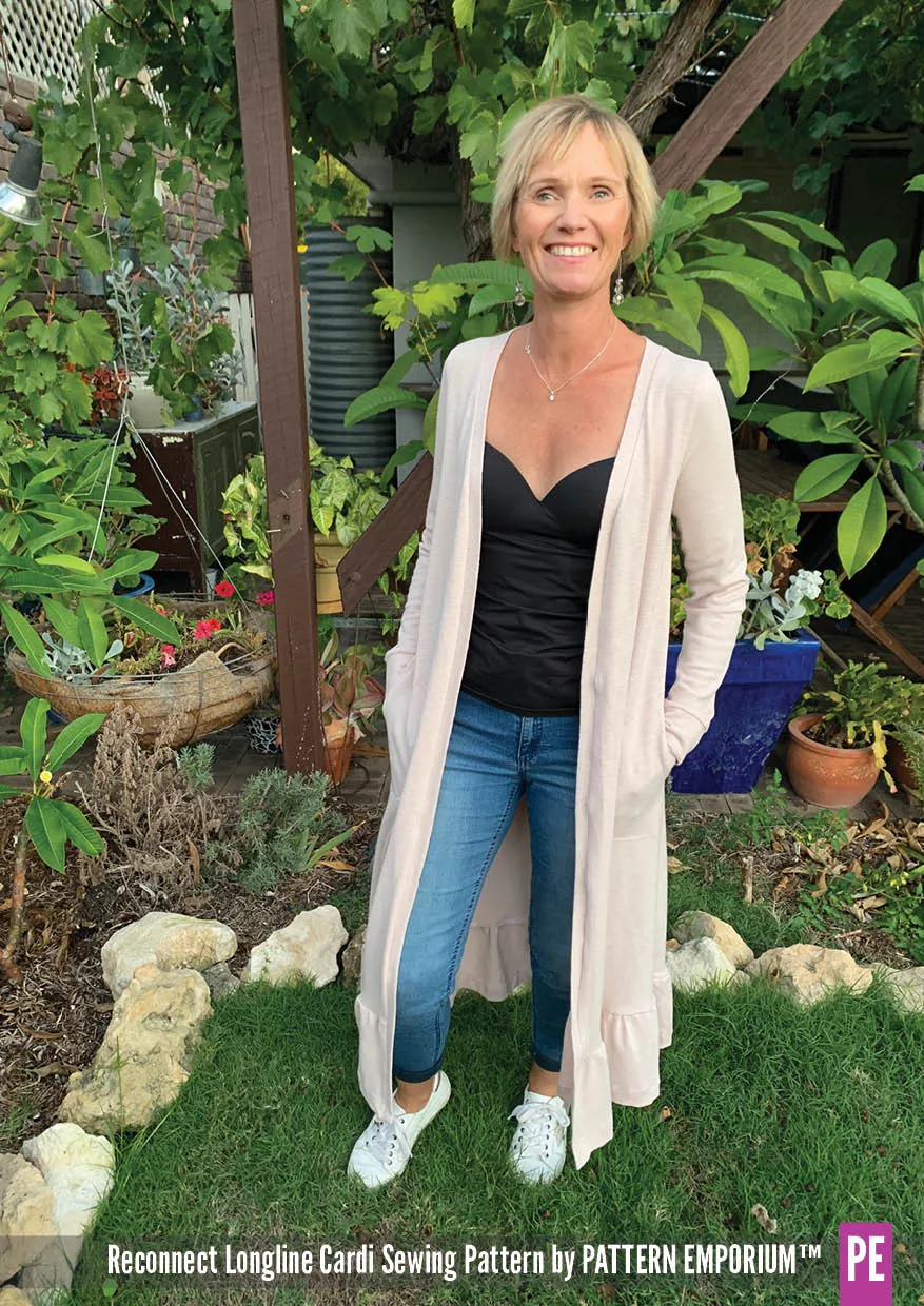 Reconnect | Longline Cardi Sewing Pattern