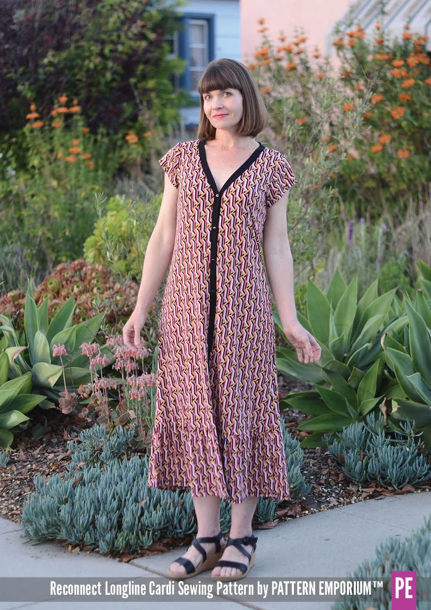 Reconnect | Longline Cardi Sewing Pattern