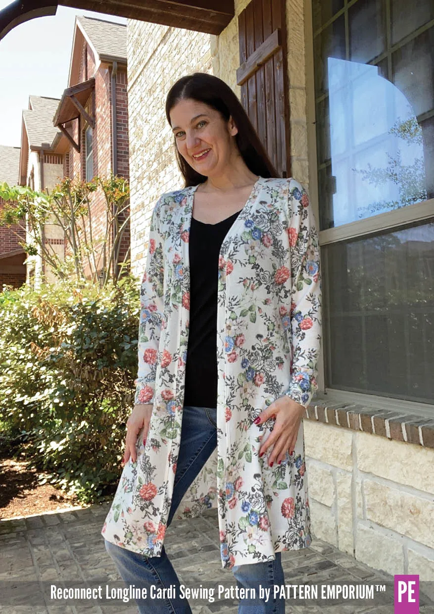 Reconnect | Longline Cardi Sewing Pattern