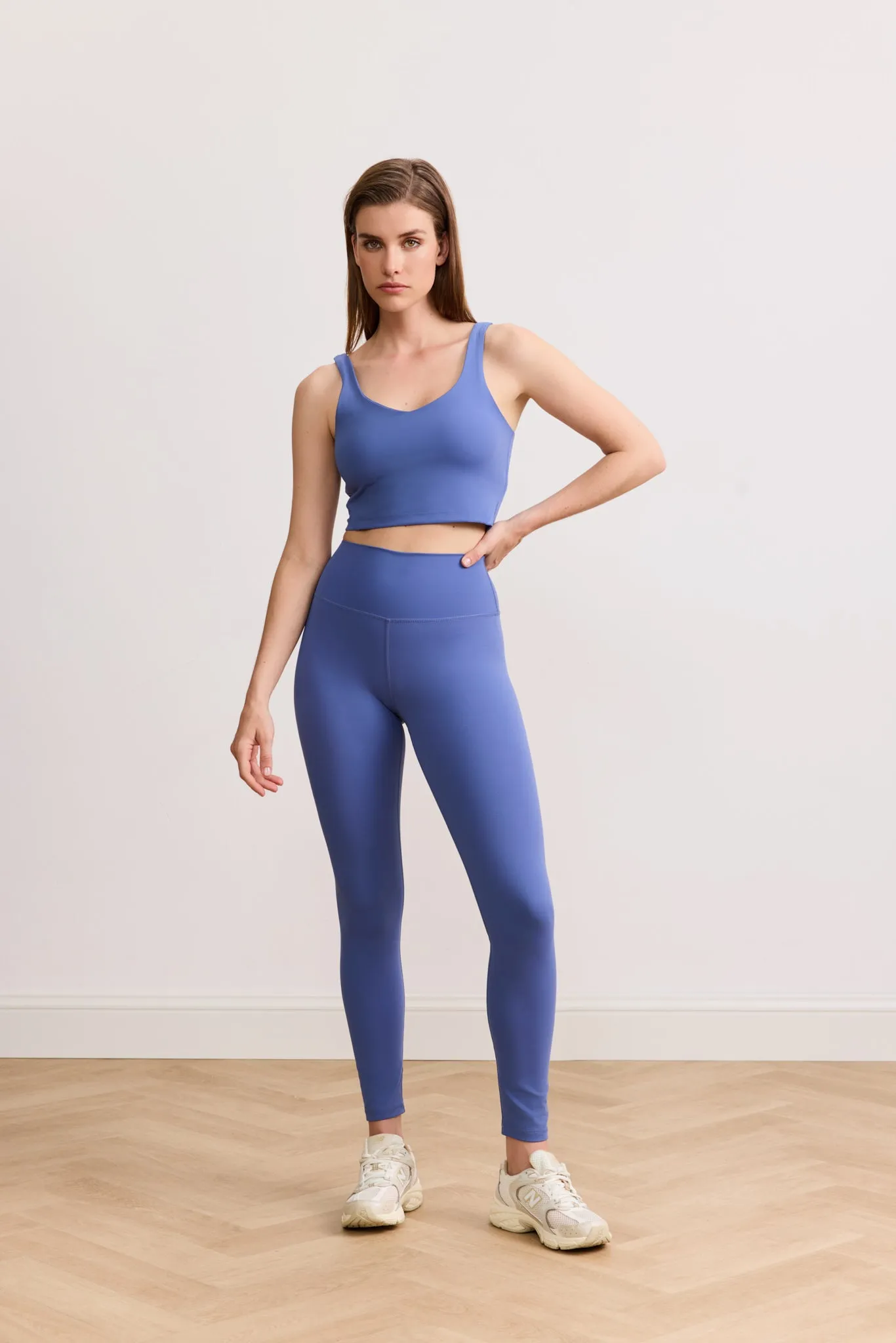 RIVER LIFT high-waisted legging - Steel Blue