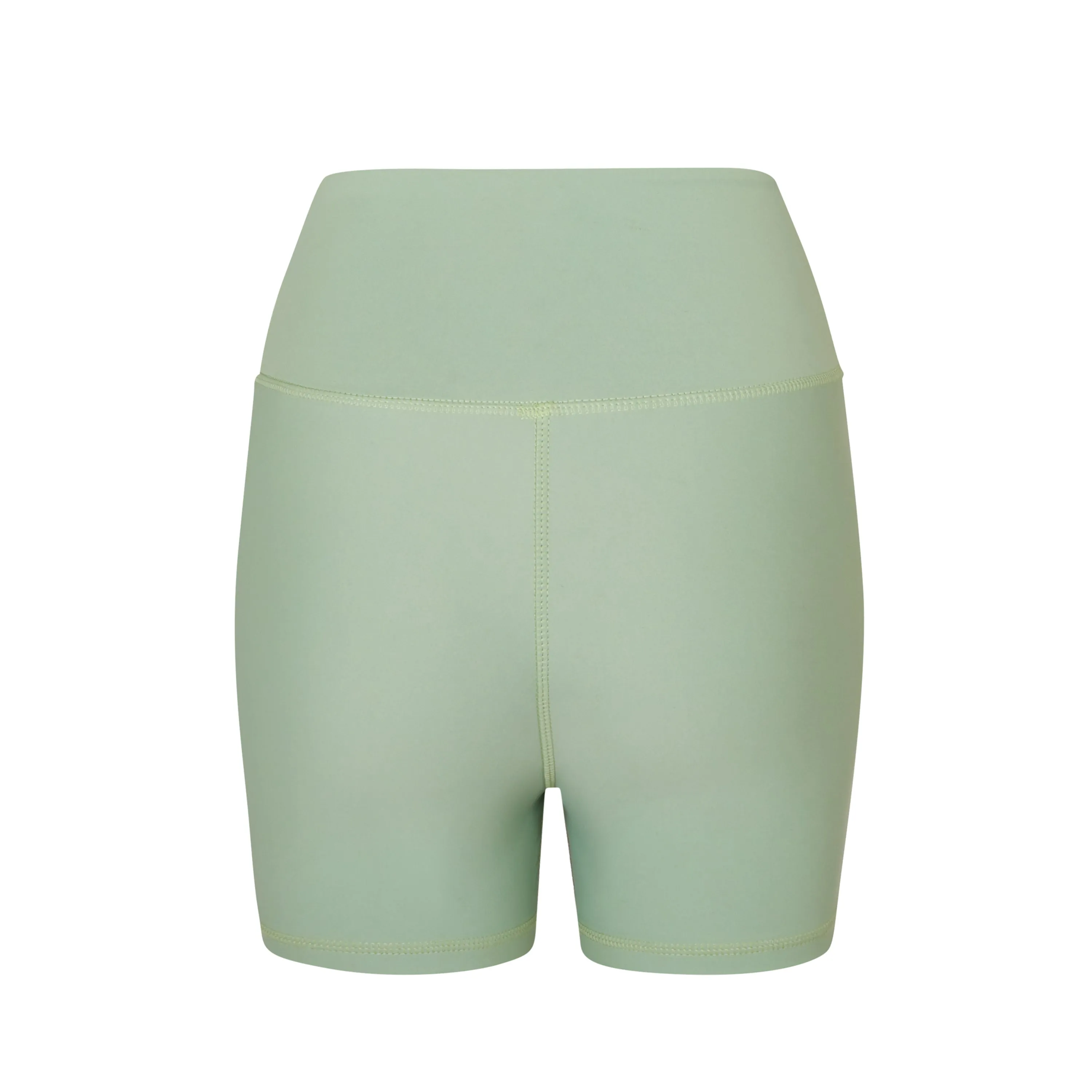 Ronja Double Layered Waistband Shorts | Recycled Polyester | Celadon