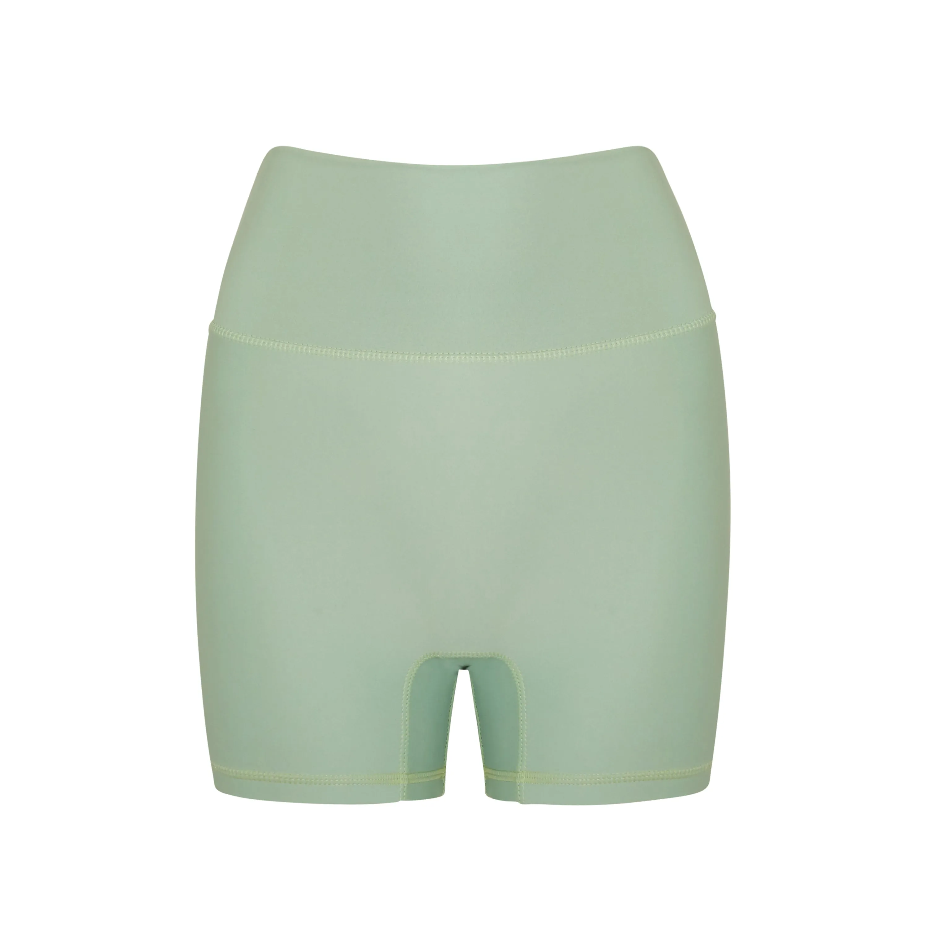 Ronja Double Layered Waistband Shorts | Recycled Polyester | Celadon