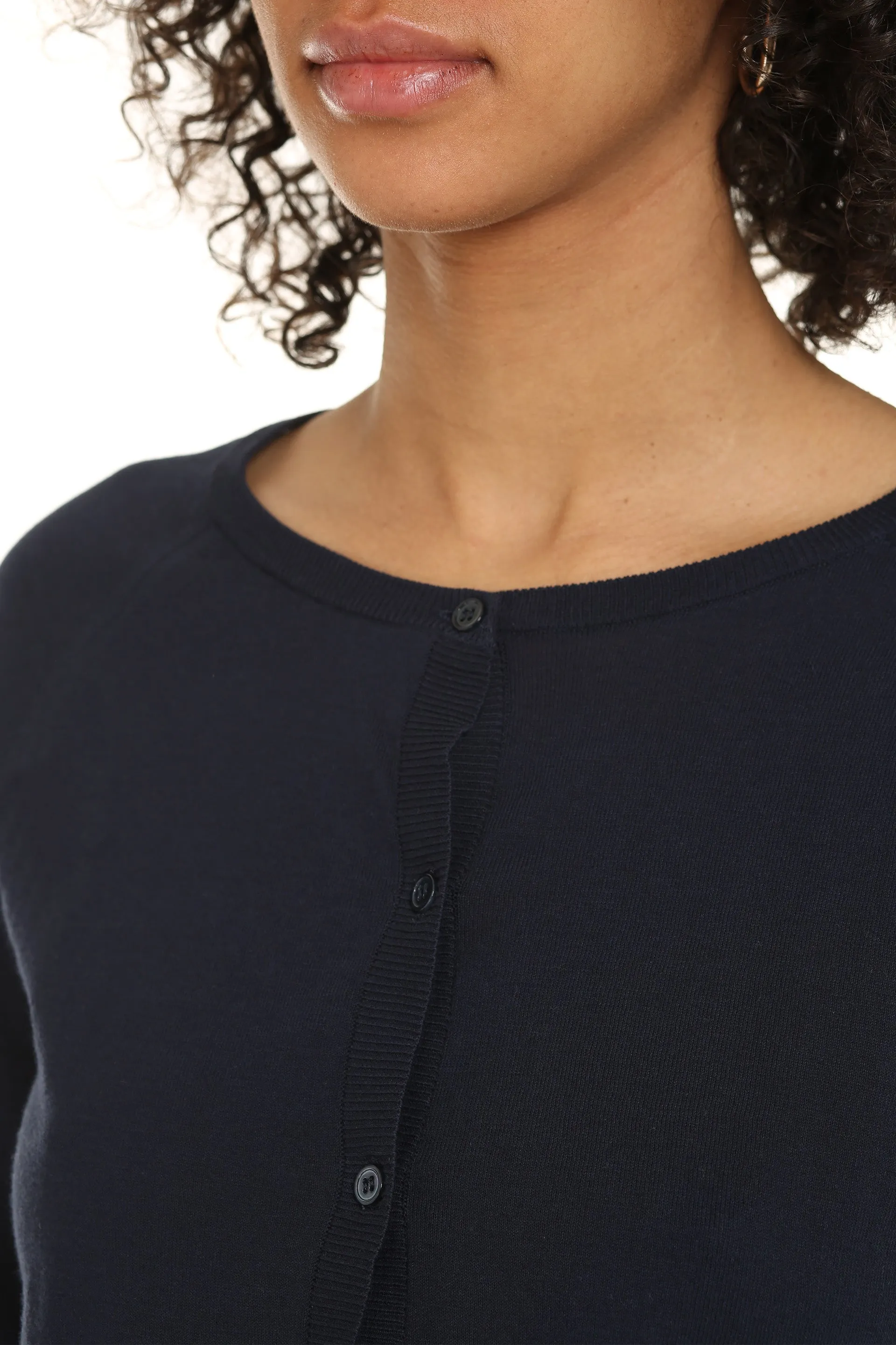 'S Max Mara Cropped Button-Up Cardigan