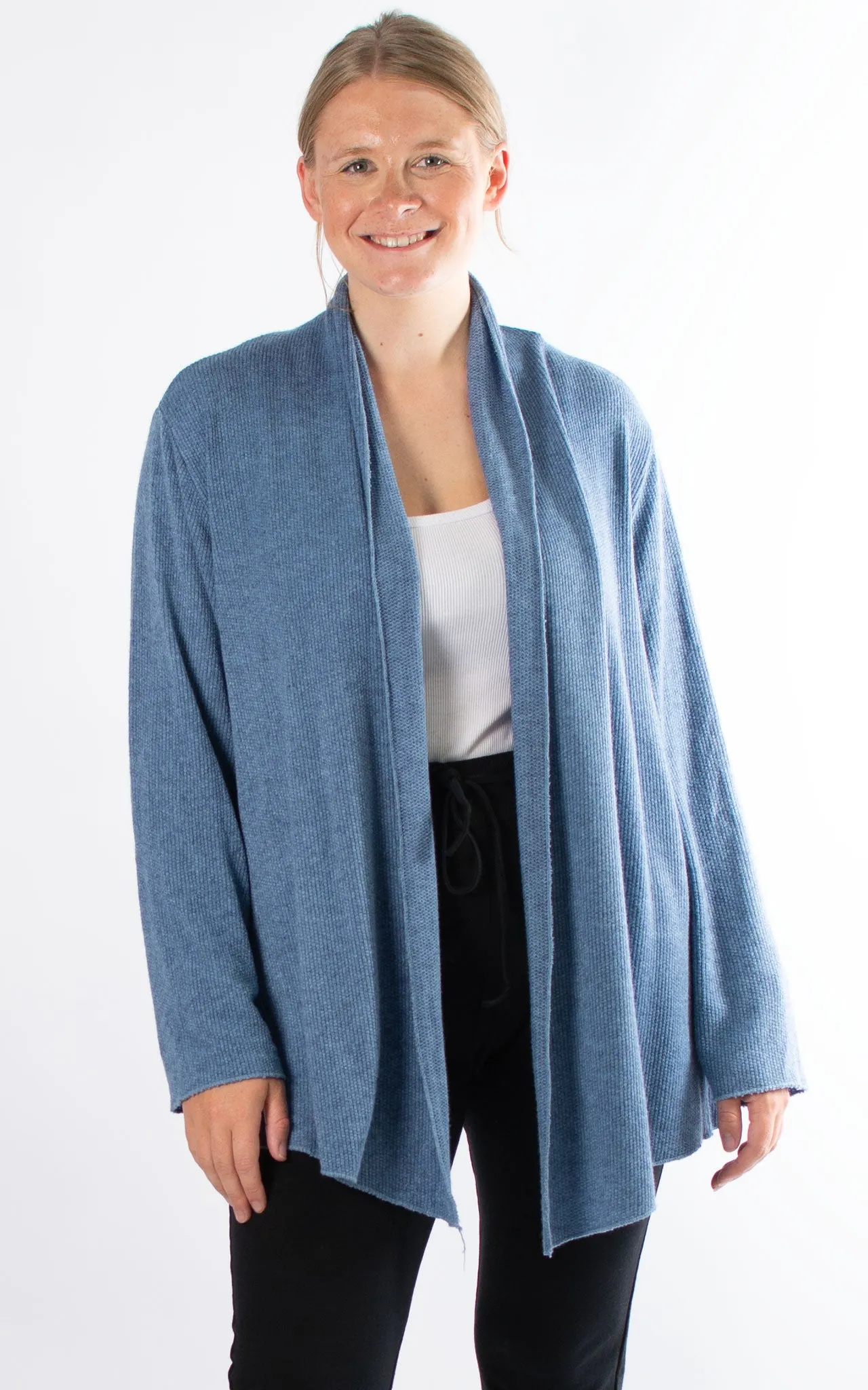 Susanna Soft Touch Cardigan | Denim