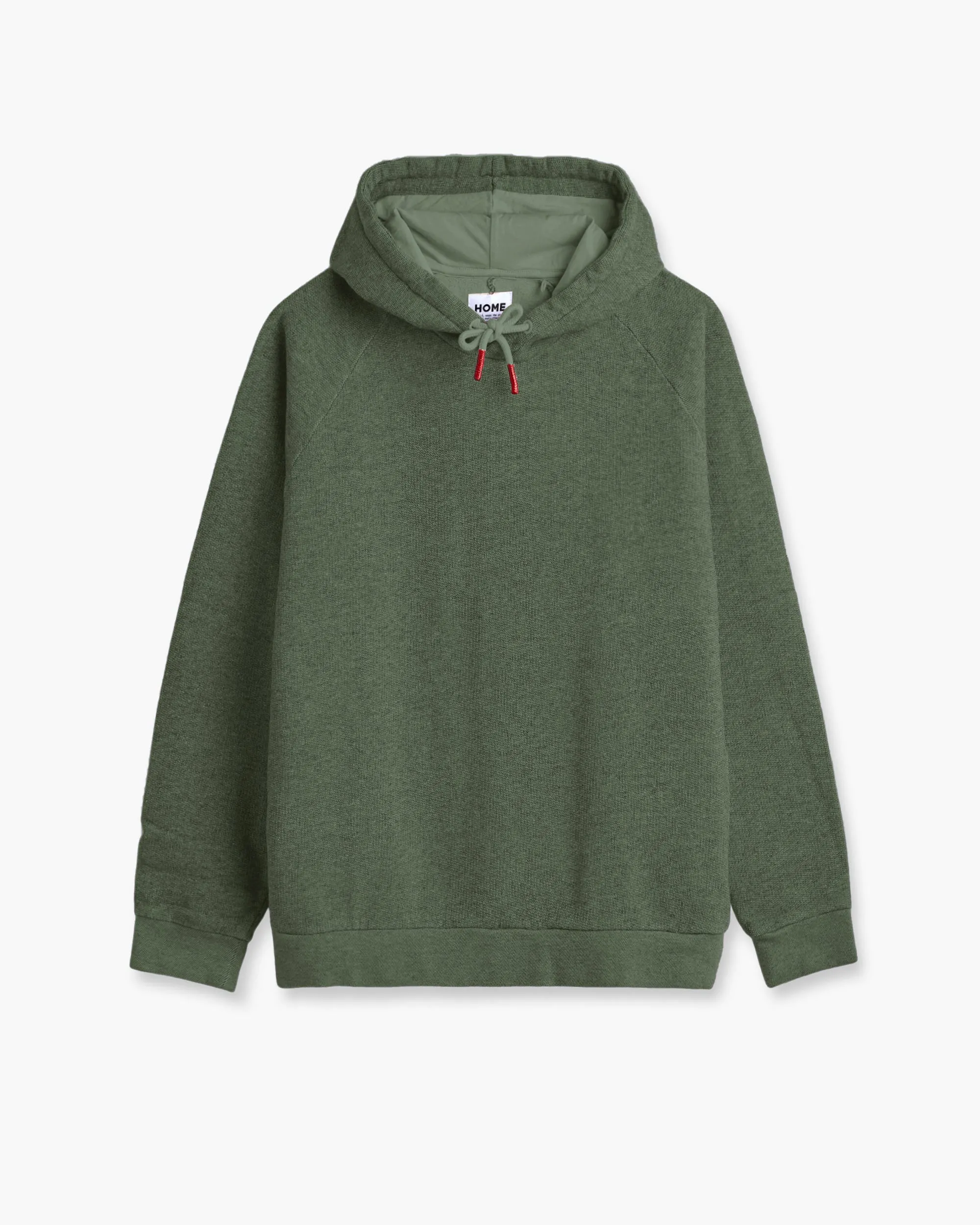 SWEAT HOODIE TERRY GREEN SMOKE / HOMECORE