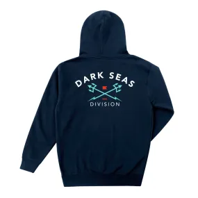 Sweat à Capuche Zippé Dark Seas Headmaster Fleece navy